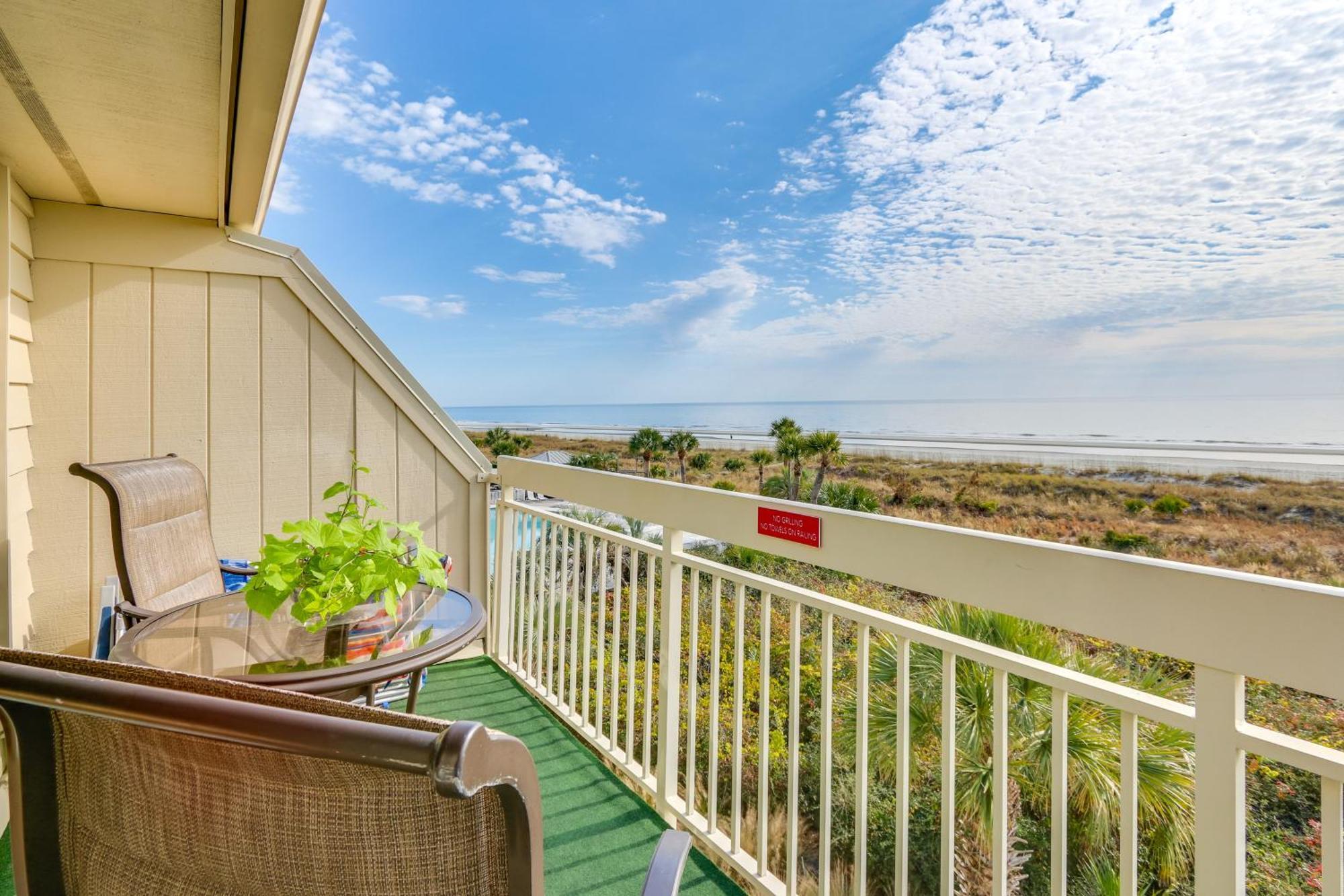 Breakers Oceanfront Getaway With Amazing View And Pool Villa Hilton Head Island Ngoại thất bức ảnh